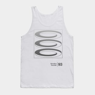 Slowdive - Souvlaki / Minimal Style Graphic Artwork Tank Top